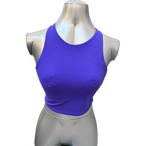 Athleta Cropped Tank Top Women's Size Small Purple